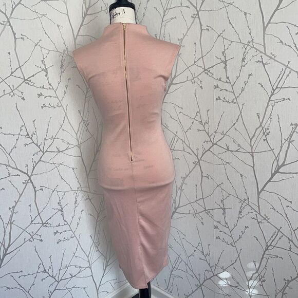 Almost Famous blush pink bodycon dress, Size Medium‎ - Picture 3 of 5